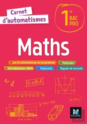 Carnet D'Automatismes : Maths ; 1re Bac Pro ; Livre Élève