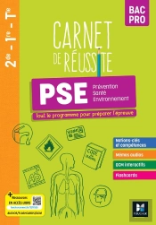 Carnet De Réussite : Prévention Santé Environnement (Pse) ; Bac Pro ; Livre Élève