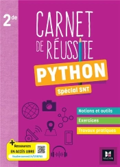 Carnet De Réussite : Python Spécial Snt ; 2de ; Livre Élève