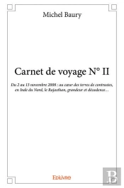 Carnet De Voyage N  Ii - Du 2 Au 13 Novembre 2008 : Au Coeur Des Terres De Contrastes, En Inde Du No