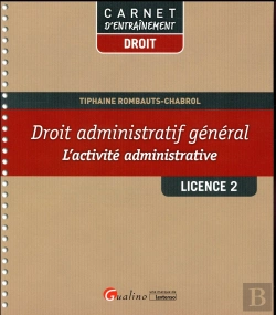 Bertrand.pt - Carnet D'Entrainement - Droit Administratif - L2-S1