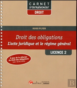 Bertrand.pt - Carnet D'Entrainement - Droit Des Obligations - L2-S1