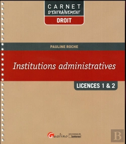 Bertrand.pt - Carnet D'Entrainement - Institutions Administratives - L1/L2