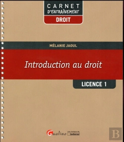 Bertrand.pt - Carnet D'Entrainement - Introduction Au Droit - L1-S1