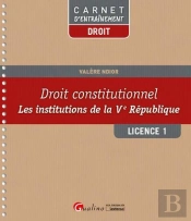 Carnet D'Entrainement - Les Institutions De La Ve Republique - L1-S2
