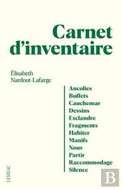 Carnet D'Inventaire