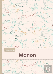 Carnet Manon Lignes,96p,A5 Poissons