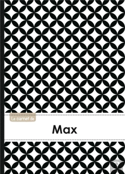 Bertrand.pt - Carnet Max Lignes,96p,A5 Rondsnoiretblanc