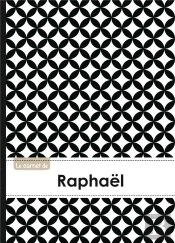 Carnet Raphael Lignes,96p,A5 Rondsnoiretblanc