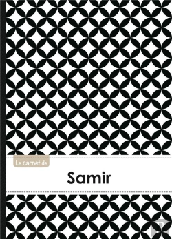 Bertrand.pt - Carnet Samir Lignes,96p,A5 Rondsnoiretblanc