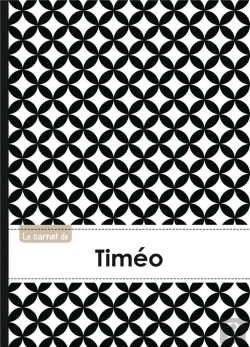 Bertrand.pt - Carnet Timeo Lignes,96p,A5 Rondsnoiretblanc