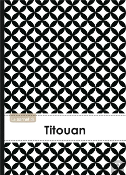 Bertrand.pt - Carnet Titouan Lignes,96p,A5 Rondsnoiretblanc
