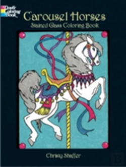 Bertrand.pt - Carousel Horses Stained Glass Coloring Book
