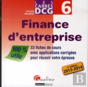 Carre Dcg 6- Finance D'Entreprise 2013-2014, 3eme Edition