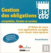Carres Bts Cgo - Gestion Des Obligations Comptables, Fiscales Et Sociales (Epreuve E4)