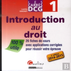 Bertrand.pt - Carres Dcg 1 - Introduction Au Droit 2014-2015, 2eme Edition