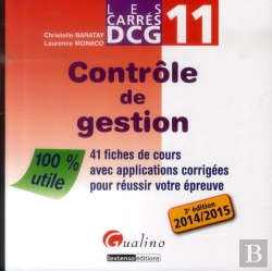 Bertrand.pt - Carres Dcg 11 - Controle De Gestion 2014-2015, 3eme Edition