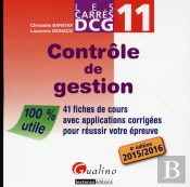 Carres Dcg 11 - Controle De Gestion 2015-2016, 4eme Ed.