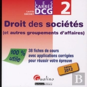 Carres Dcg 2 - Droit Des Societes