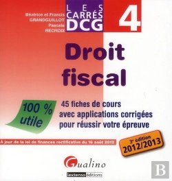 Bertrand.pt - Carres Dcg 4 - Droit Fiscal- 2012-2013, 3eme Edition