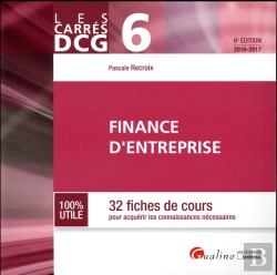Bertrand.pt - Carres Dcg 6 - Finance D'Entreprise 2016-2017, 6eme Ed.