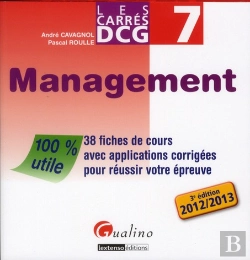 Bertrand.pt - Carres Dcg 7- Management 2012-2013, 3eme Edition