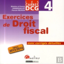 Bertrand.pt - Carres Exos Dcg 4-Droit Fiscal