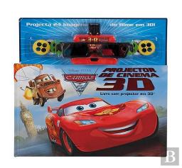 Carros - Livro Com Projector em 3D