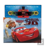 Carros - Livro Com Projector em 3D
