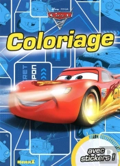 Cars 2 Coloriage Avec Stickers (Visuel Yy)