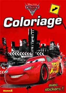 Bertrand.pt - Cars 2 Coloriage Avec Stickers (Visuel Z) - Tome 2a