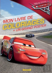 Cars 3 Mon Livre De Coloriages + Un Grand Poster
