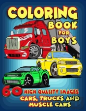 Cars, Trucks And Muscle Cars Coloring Bo