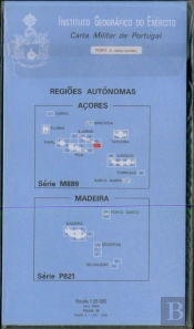 Carta Militar de Portugal - Açores (esc.1:25,000) nº 20 - TOPO (S. JORGE)