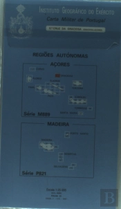 Carta Militar de Portugal - Açores (esc.1:25,000) nº 21 - STA. CRUZ (GRACIOSA)