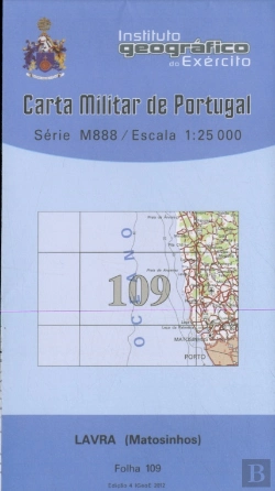 Bertrand.pt - Carta Militar de Portugal (esc.1:25,000) nº 109 - LAVRA