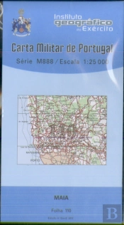 Carta Militar de Portugal (esc.1:25,000) nº 110 - MAIA