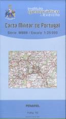 Carta Militar de Portugal (esc.1:25,000) nº 112 - PENAFIEL