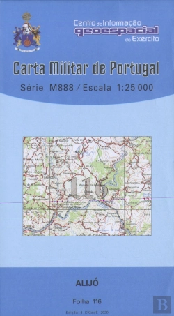 Bertrand.pt - Carta Militar de Portugal (esc.1:25,000) nº 116 - ALIJÓ