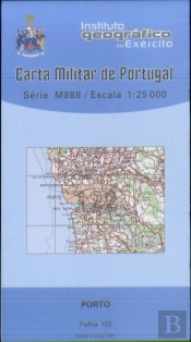 Carta Militar de Portugal (esc.1:25,000) nº 122 - PORTO