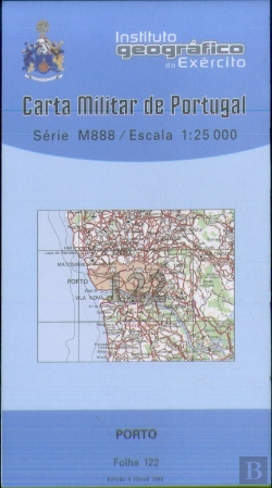 Bertrand.pt - Carta Militar de Portugal (esc.1:25,000) nº 122 - PORTO