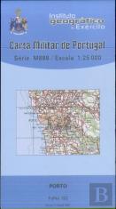 Carta Militar de Portugal (esc.1:25,000) nº 122 - PORTO