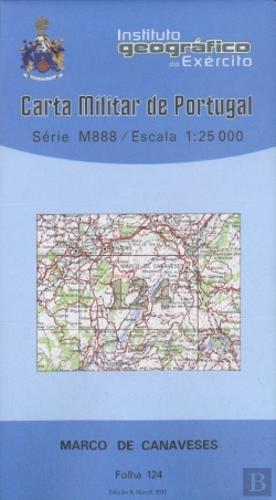 Bertrand.pt - Carta Militar de Portugal (esc.1:25,000) nº 124 - MARCO DE CANAVESES