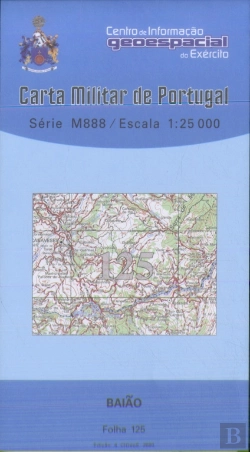 Bertrand.pt - Carta Militar de Portugal (esc.1:25,000) nº 125 - BAIÃO