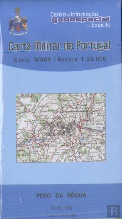 Bertrand.pt - Carta Militar de Portugal (esc.1:25,000) nº 126 - PESO DA RÉGUA