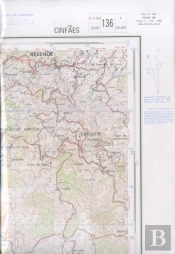 Carta Militar de Portugal (esc.1:25,000) nº 136 - CINFÃES