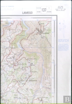 Bertrand.pt - Carta Militar de Portugal (esc.1:25,000) nº 137 - LAMEGO