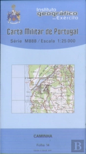 Carta Militar de Portugal (esc.1:25,000) nº 14 - CAMINHA