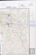 Carta Militar de Portugal (esc.1:25,000) nº 146 - TENDAIS