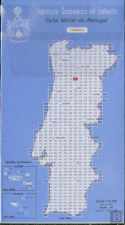 Bertrand.pt - Carta Militar de Portugal (esc.1:25,000) nº 147 - TAROUCA